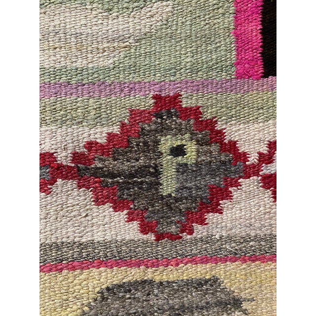 C. 1988 Vintage Peruvian Pictorial Textile With Animals and Inscription (73" X 55") For Sale - Image 9 of 18