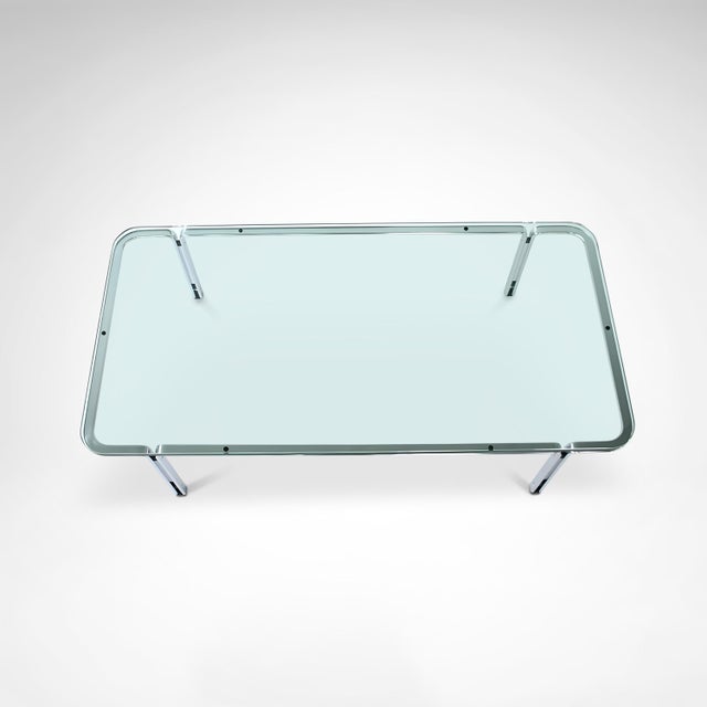 Metal T112 Coffee Table in Steel and Glass by Horst Bruning for Kill International, 1970s For Sale - Image 7 of 11