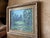Charming, textural oil painting on board in a post-impressionist manner, made by a master, with terrific light and color....