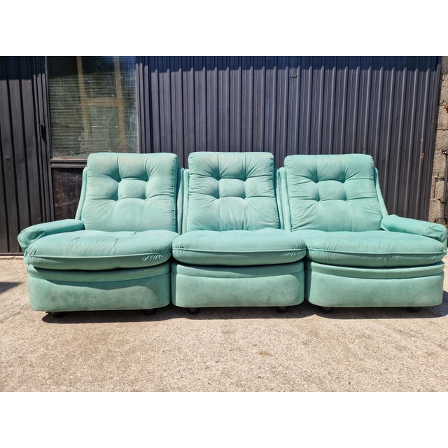 Vintage Modular Sofa by Michel Cadestin for Orchid Edition, 1970s, Set of 3 For Sale - Image 10 of 18