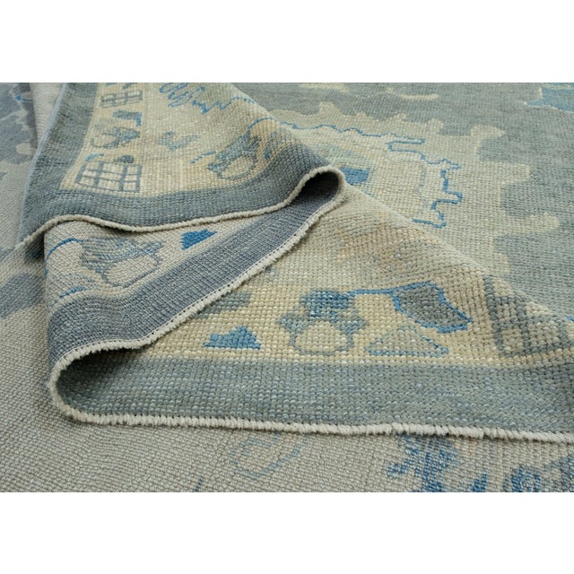 Black Turkish Oushak Rug 12'3" x 15' #18513 For Sale - Image 8 of 8
