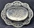 Antique 1910s Austrian 800 Silver Repoussé Tray With Cherubs & Openwork Floral Border For Sale - Image 11 of 12