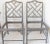 Chinoiserie Chinese Chippendale Faux Bamboo Chairs Jonathan Adler Style Set of Four For Sale - Image 3 of 13