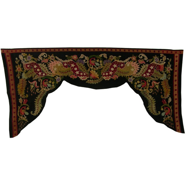 Antique Needlepoint Textile Art For Sale - Image 9 of 9