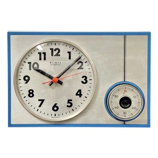 Vintage East German Kitchen Wall Clock from Weimar, 1970s For Sale