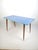 Vintage Rockabilly Coffee Table with Blue Finish, 1950s For Sale - Image 6 of 11