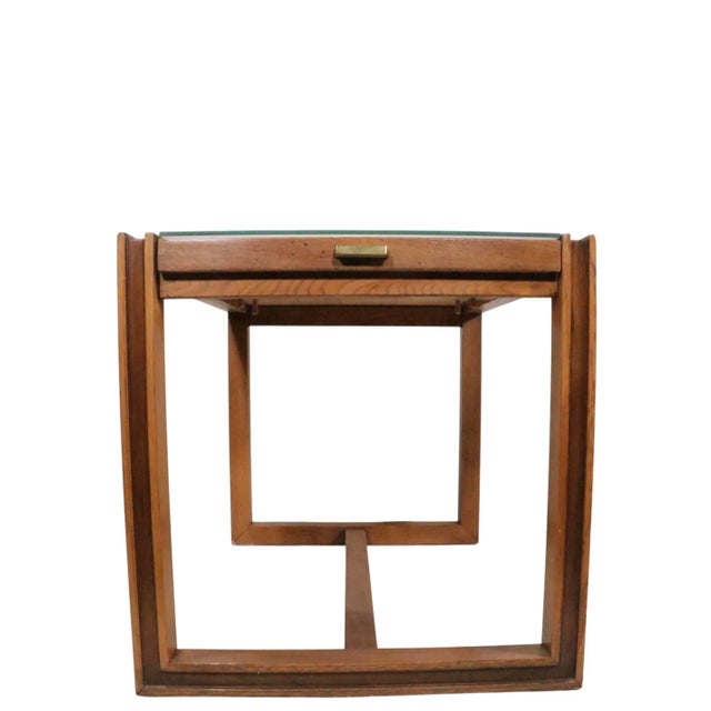 Hollywood Regency Style Side Table With Pull Out Extension Top C. 1960/70's For Sale - Image 10 of 18