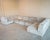 Vintage Modulair Sofa in Geometric Velvet Fabric, 1970s, Set of 7 For Sale - Image 4 of 18
