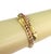 This gorgeous Estate bracelet is crafted from 21k yellow gold featuring a double snake head in a bypass style, the entire...