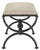 Rustic Currey & Company Agora Peppercorn Bench For Sale - Image 3 of 4