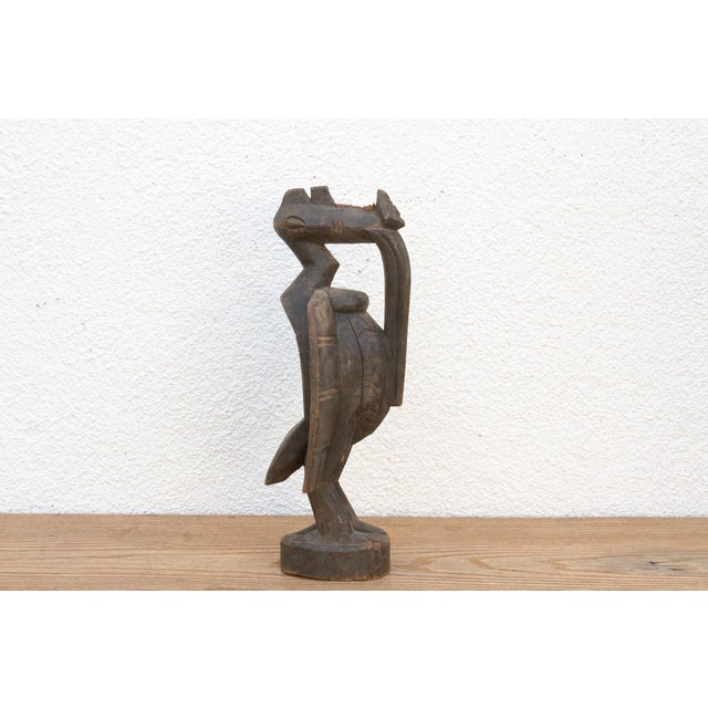 Mid 20th Century Small Carved Hornbill For Sale - Image 4 of 9