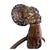 A charming vintage towel ring featuring a sculptural lion motif and beautifully aged gilt-metal finish. The circular ring...