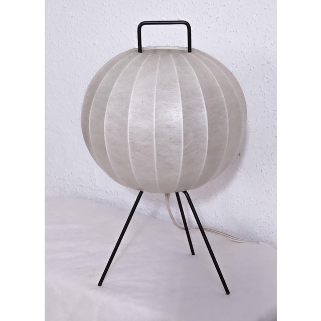 Mid-Century Modern Cocoon Tripod Table Lamps from Goldkant Leuchten, 1970s, Set of 2 For Sale - Image 4 of 6