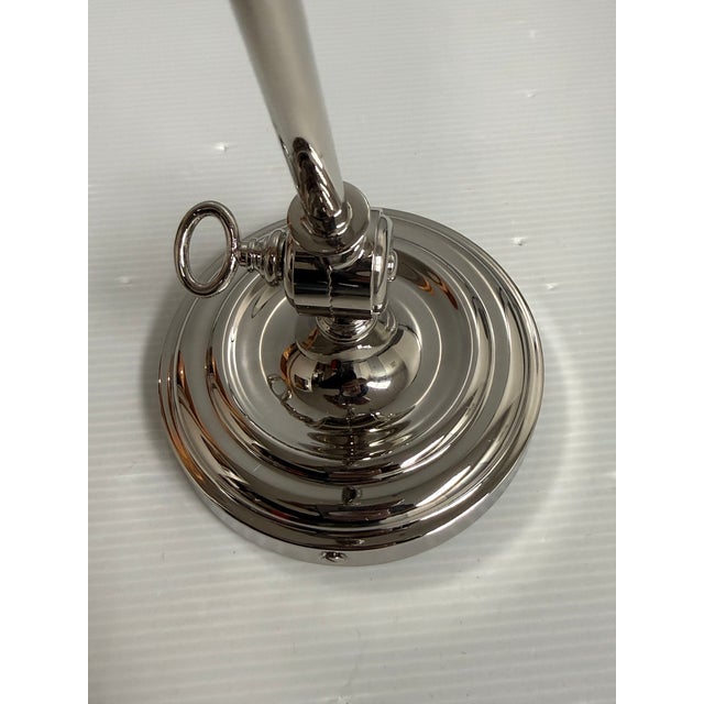 Ralph Lauren for Visual Comfort Library Polished Nickel Wall Sconce For Sale - Image 10 of 12