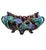 Late 19th Century French Majolica Purple Flowers Jardinière, Circa 1880 For Sale - Image 5 of 6