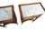 Pair of French Nightstands or Bedside Tables of Mahogany With Inset Marble Tops For Sale - Image 10 of 12