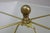1970s Mid 20th Century French Maison Le Dauphin Porcelain & Brass Monolith Table Lamp 35" For Sale - Image 5 of 14