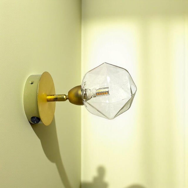 Contemporary Modern Futurist Adjustable Geometrical Wall Sconce from Ikea, 1990s For Sale - Image 3 of 9