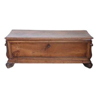 Antique Blanket Chest in Walnut, 1700s For Sale