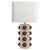 Brown Bulle Travertine Table Lamp by Studio Karen B For Sale - Image 8 of 8