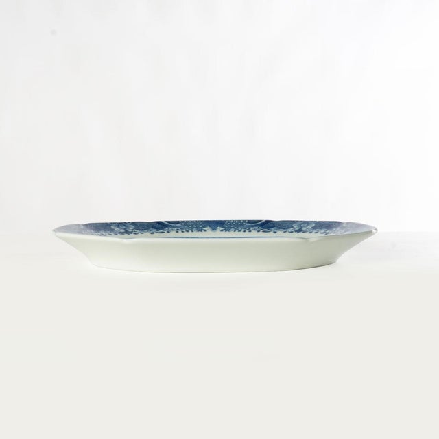 Mottahedeh Mottahedeh Blue Canton Platter With Fitzhugh Border For Sale - Image 4 of 4
