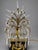 Mid 20th Century Maison Jansen Style Hollywood Regency Brass and Cut-Glass Floral Table Lamp For Sale - Image 10 of 11