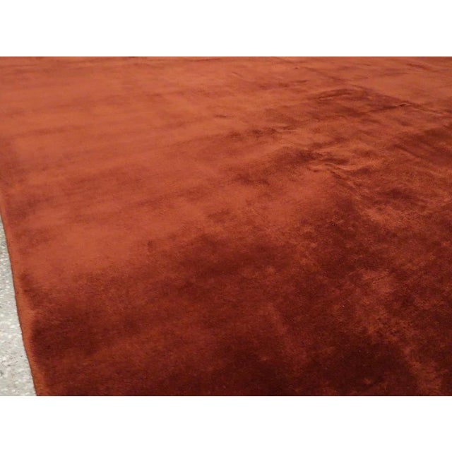 Mid 20th Century Galerie Shabab Collection Mid-20th Century Handmade Chinese Art Deco Large Room Size Carpet For Sale - Image 5 of 10