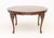 Queen Anne Style Mahogany Circular Dining Table, on four tapered legs with rounded feet. 29" H x 35" Diameter. Provenance:...