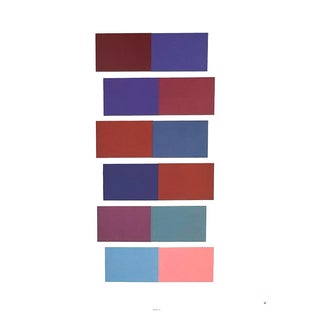 Josef Albers 2009 the Interaction of Color Plate Xxi-I For Sale