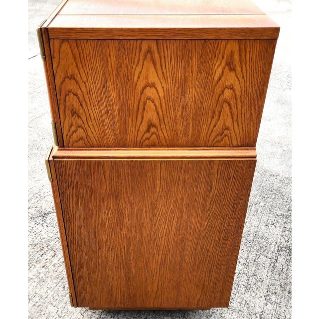 Wood 1990s Lexington Sideboard Dry Bar For Sale - Image 7 of 14