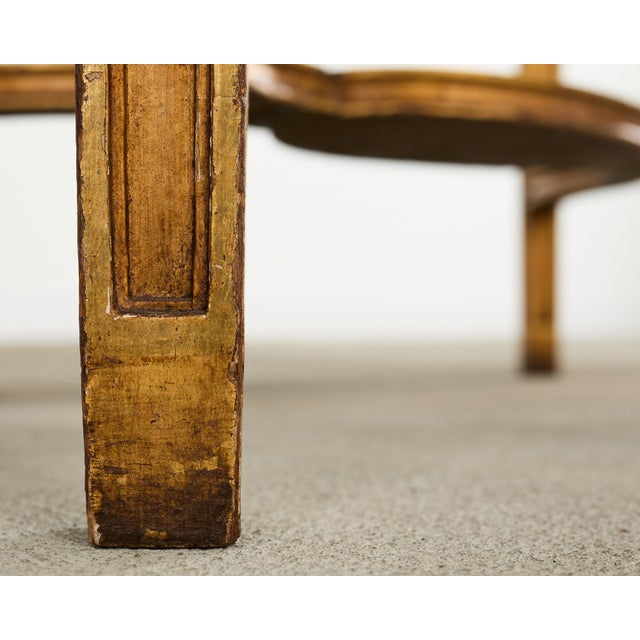 French Louis XVI Neoclassical Style Marble Top Center Table For Sale - Image 9 of 12