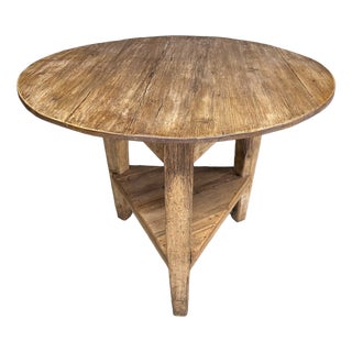 Antique Pine Cricket Table, 1800 For Sale