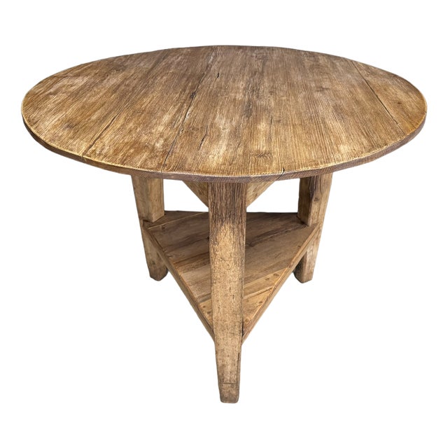 Antique Pine Cricket Table, 1800 For Sale