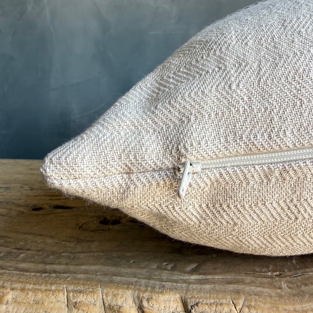 Libeco Home Tinos 100% Linen Stripe Pillow With Down Insert - 25" For Sale - Image 4 of 8
