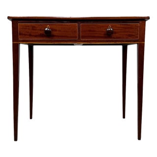 18th Century Antique Georgian English Mahogany Writing Table For Sale