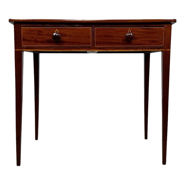 18th Century Antique Georgian English Mahogany Writing Table For Sale