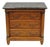 Kincaid French Country Cherry Wood 3 Drawer Marble Top Nightstand Bedside Table For Sale