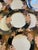 Chinoiserie Late 20th Century Fitz and Floyd “Cloisonné Peony Black” Salad Plates - A Set of 9 For Sale - Image 3 of 8