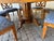 English Century Furniture Round Pedestal Dining Table & 8 Chairs For Sale - Image 3 of 4