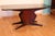 Mahogany and Black Glass Dining Table by Osvaldo Borsani for Fratelli Turri, Italy, 1950s For Sale - Image 9 of 13