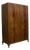 Vintage Burr Walnut Wardrobe, 1950s For Sale