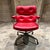 AMBIANIC presents 1970s Herman Miller Eames Red Time Life Executive Office Chair Label present Preowned vintage condition...