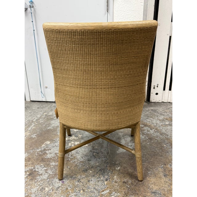 2020s Laura Kilar for McGuire Passage Cane Back Side Chair For Sale - Image 5 of 12