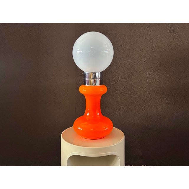 Italian Murano Glass Table Lamp, 1960s For Sale - Image 4 of 6