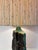 Turquoise Beige Ceramic Table Lamp by Bernard Rooke For Sale - Image 5 of 11