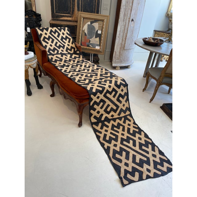 Early 20th Century African Kuba Cloth Long Runner For Sale - Image 5 of 5