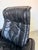Vintage Norwegian Ekornes Stressless Black Leather Recliner Lounge Chair With Ottoman For Sale In Miami - Image 6 of 12