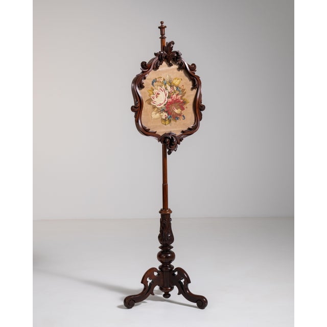 Brown 19th Century United Kingdom Brown Wood Screen For Sale - Image 8 of 15