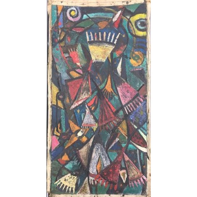 Peter Klein Junggeburth, König Hölkenspuk, Oil Painting on Canvas For Sale - Image 12 of 13