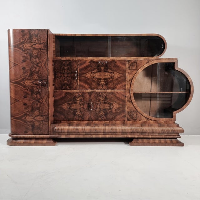 Art Deco Display Sideboard, 1940s For Sale - Image 10 of 10
